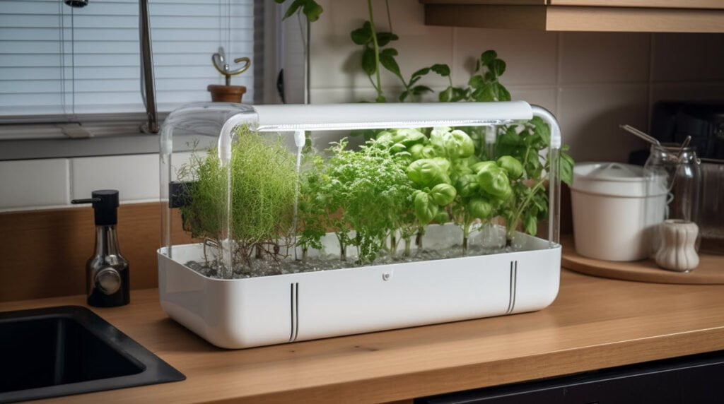 Modern indoor hydroponic home growing system